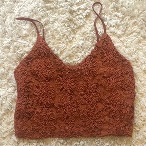 Embroidered Crop top